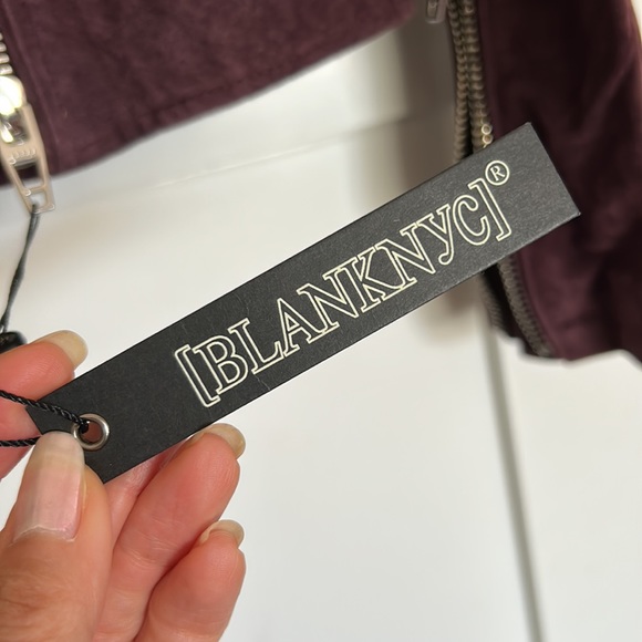 NWT ~ BLANKNYC SUEDE MOTO JACKET sz M - Picture 4 of 9